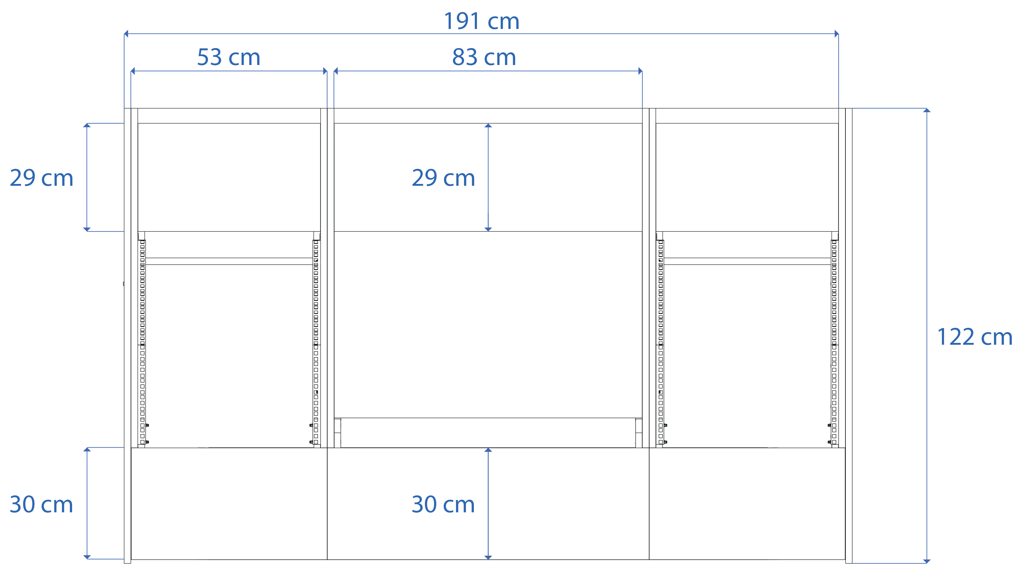 Dimensions Right View