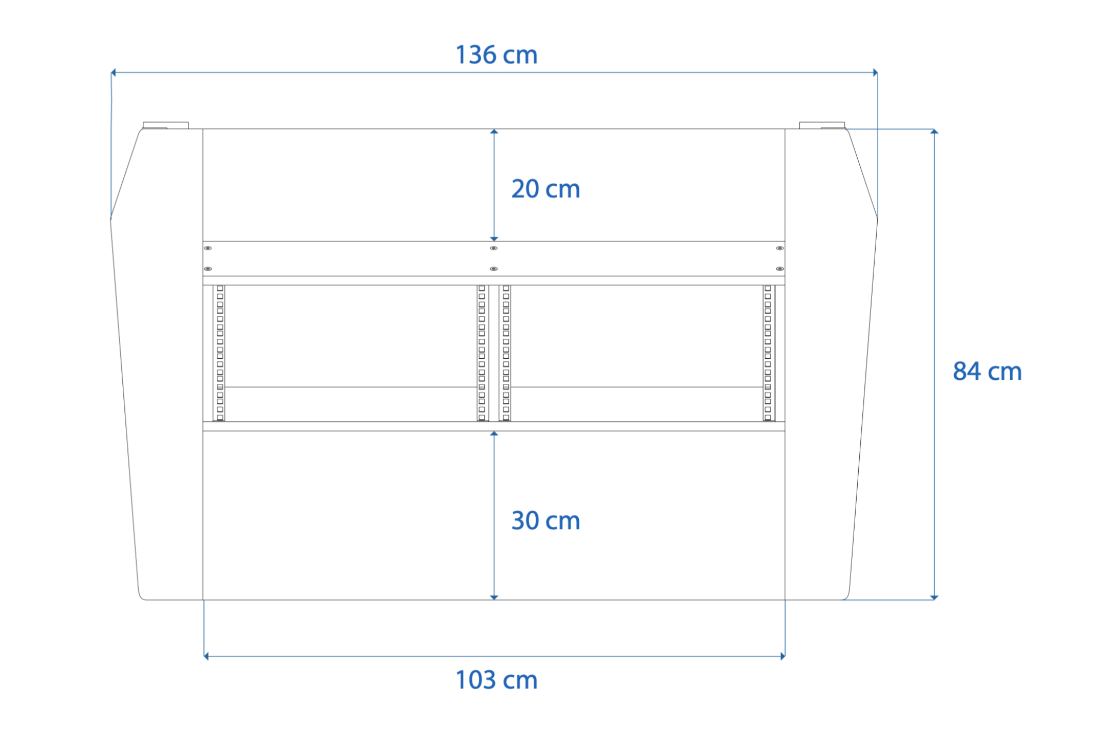 Dimensions Right View
