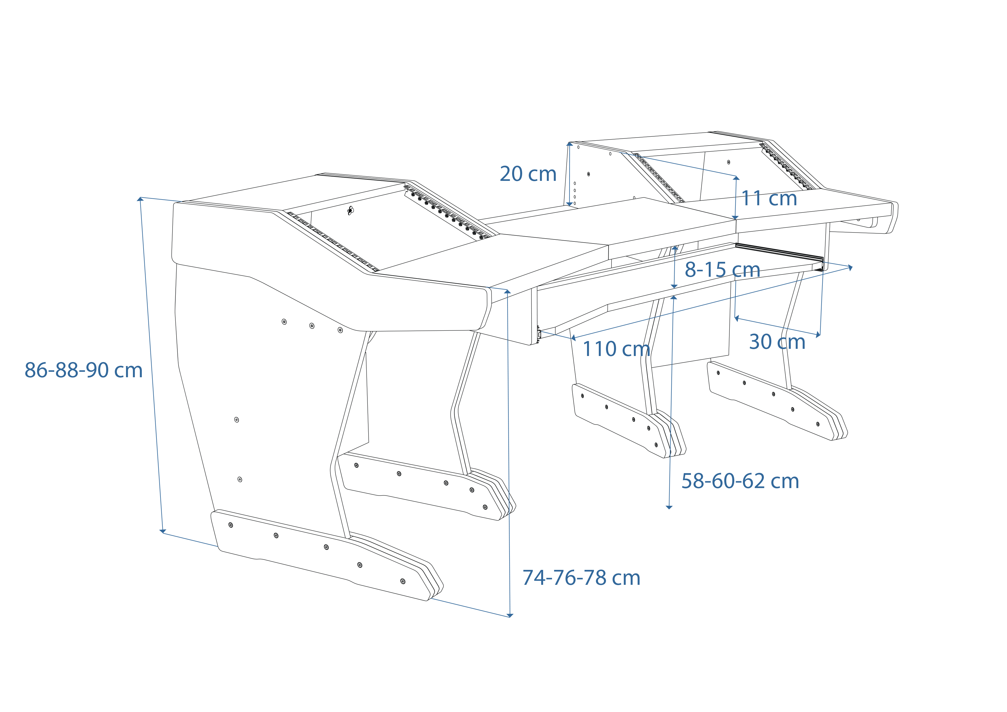 Dimensions Left View