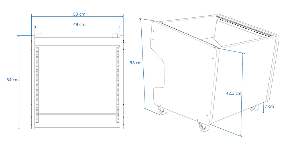 Dimensions Right View