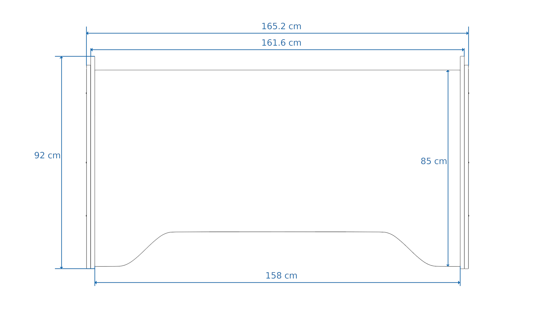 Dimensions Right View