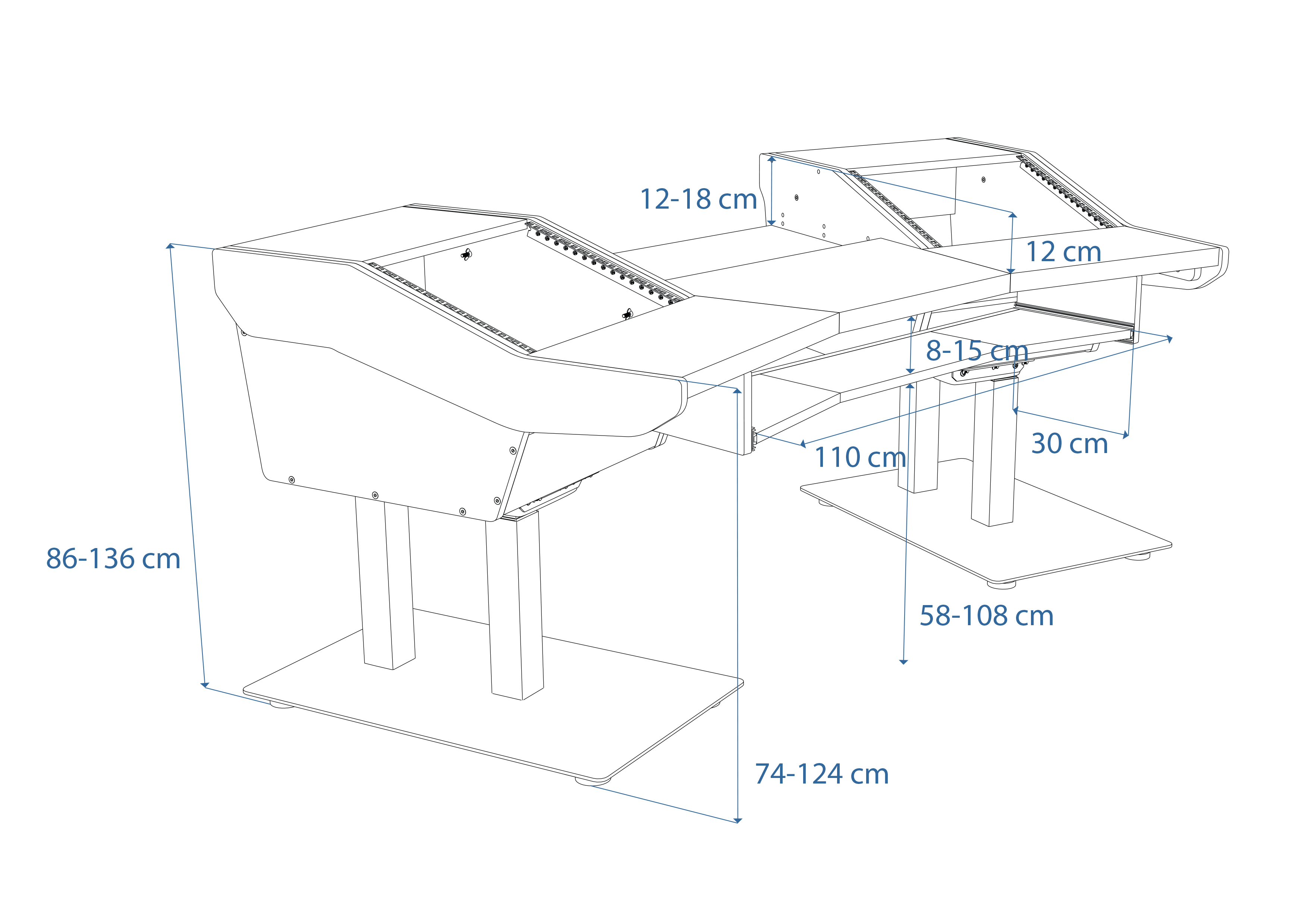Dimensions Left View