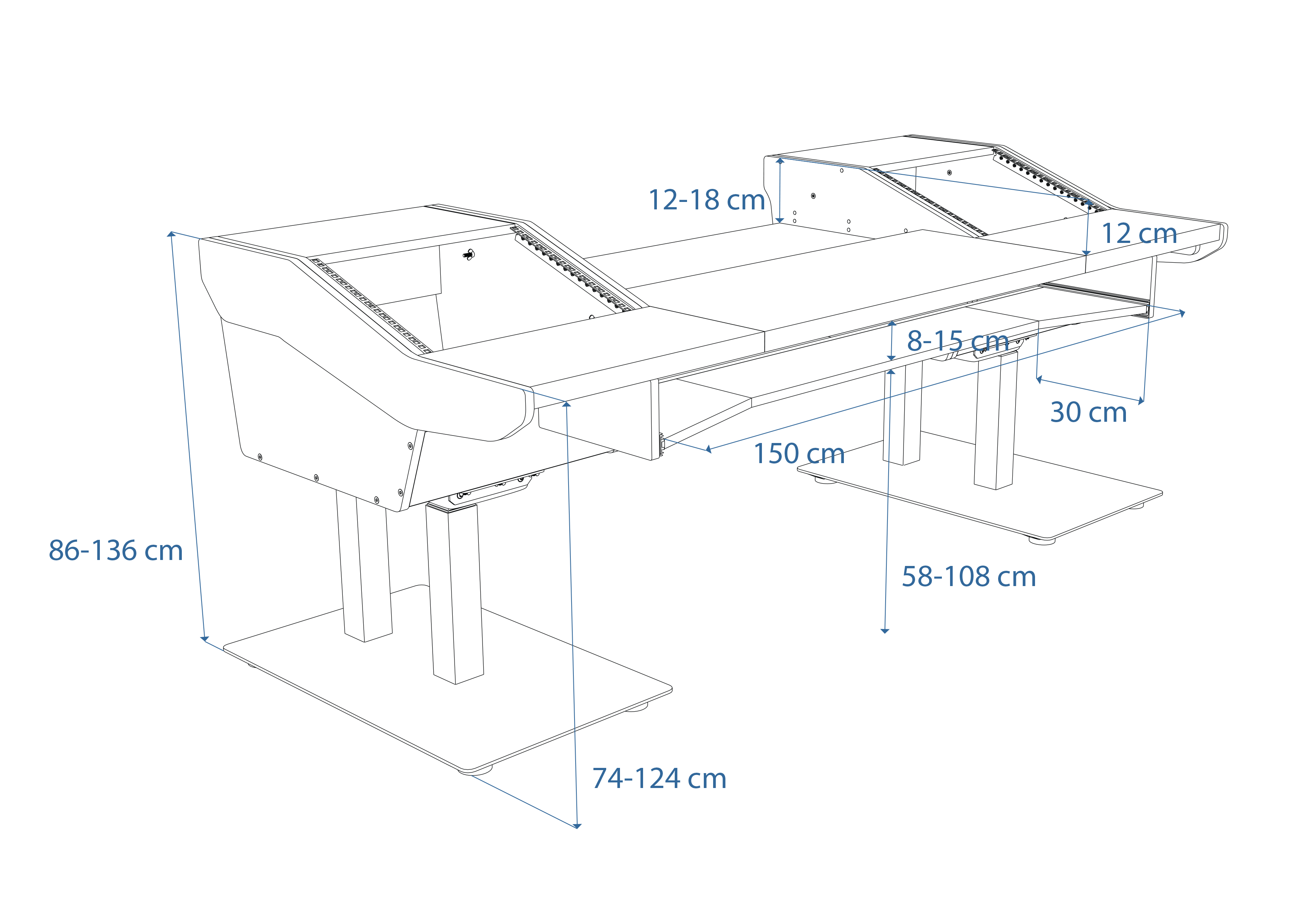Dimensions Left View