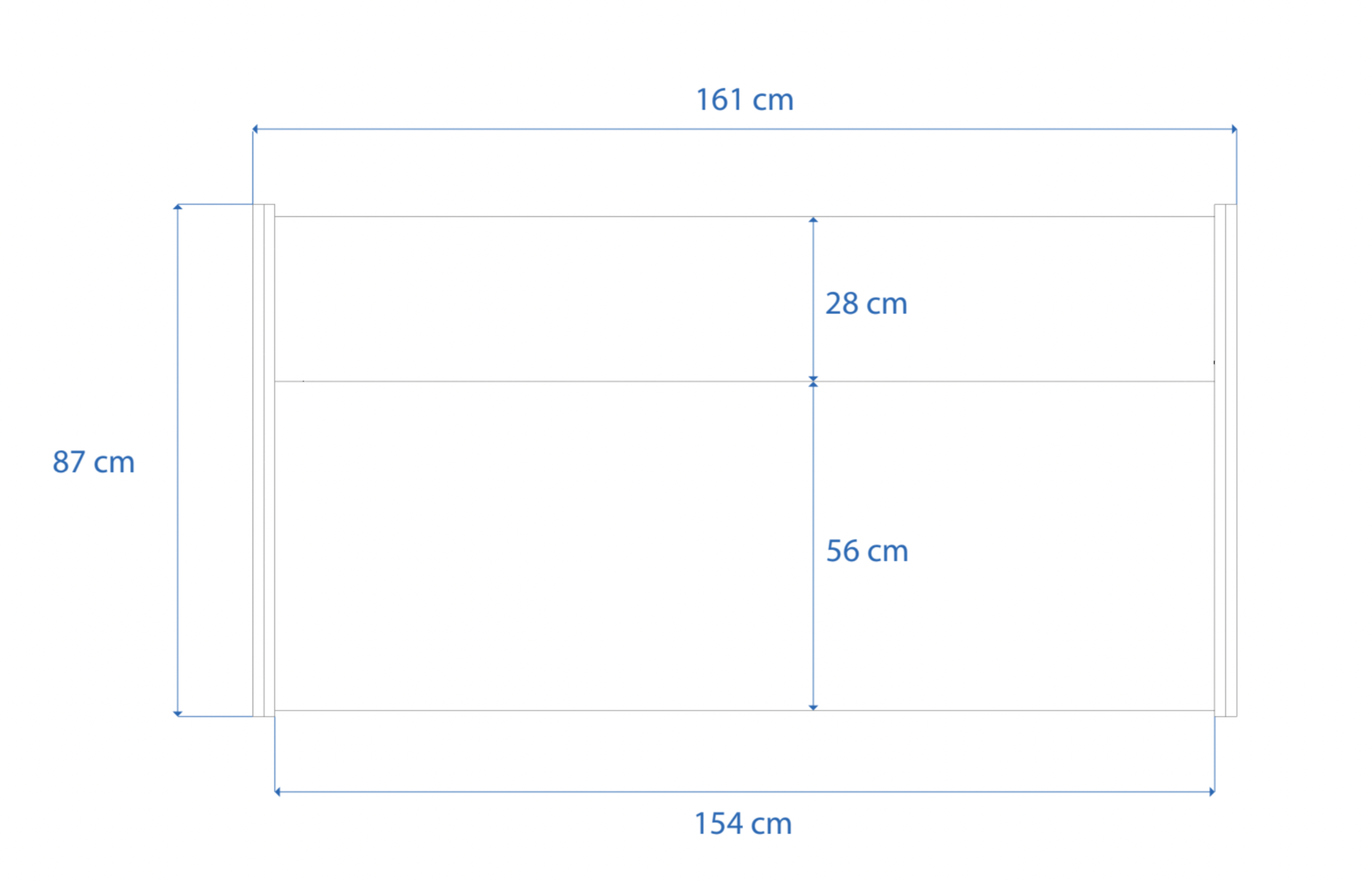 Dimensions Right View