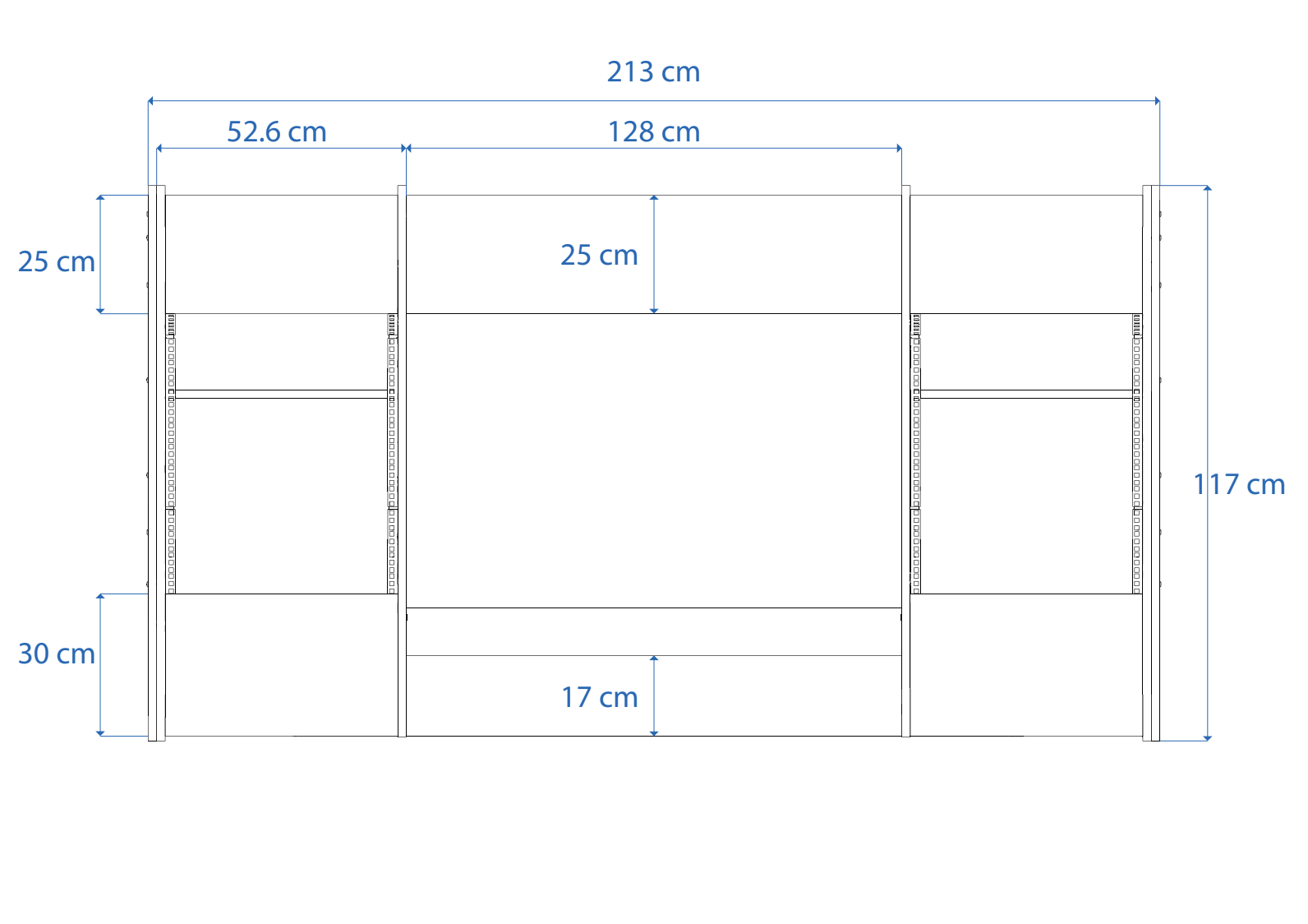 Dimensions Right View