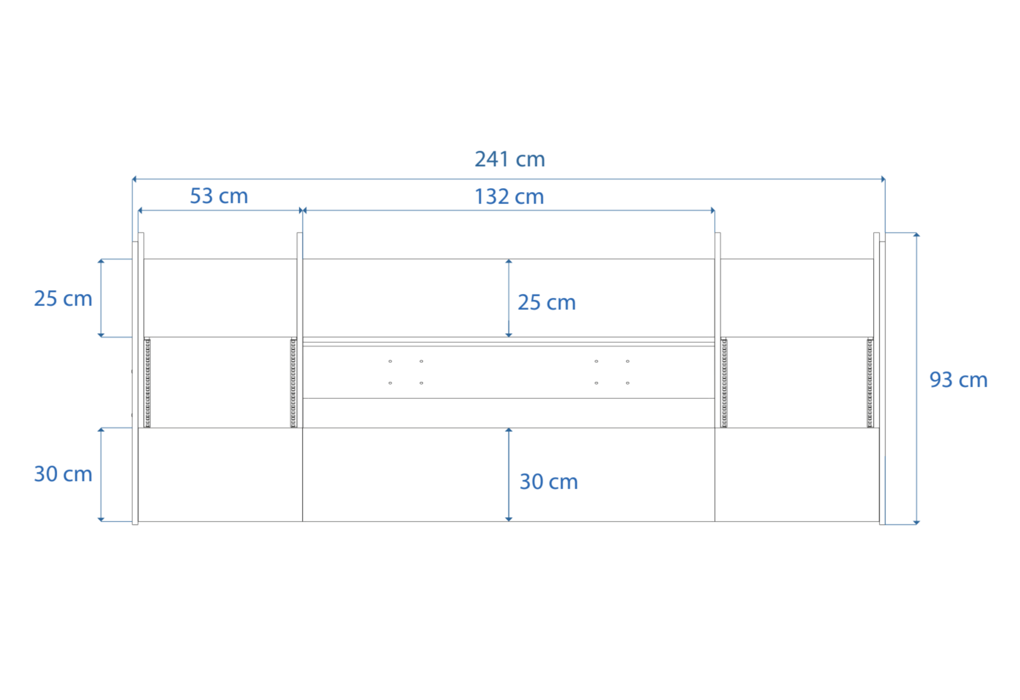 Dimensions Right View