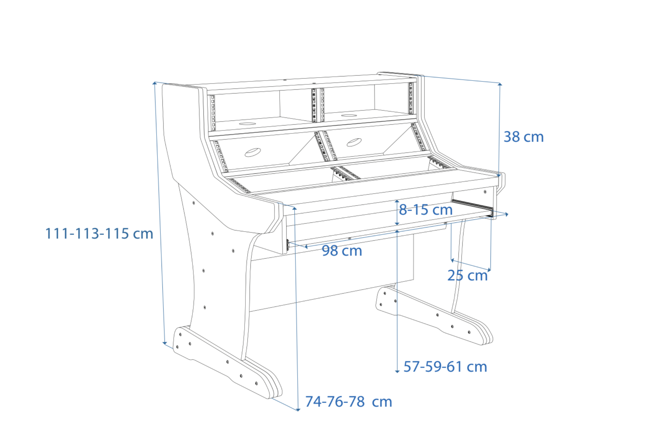 Dimensions Left View
