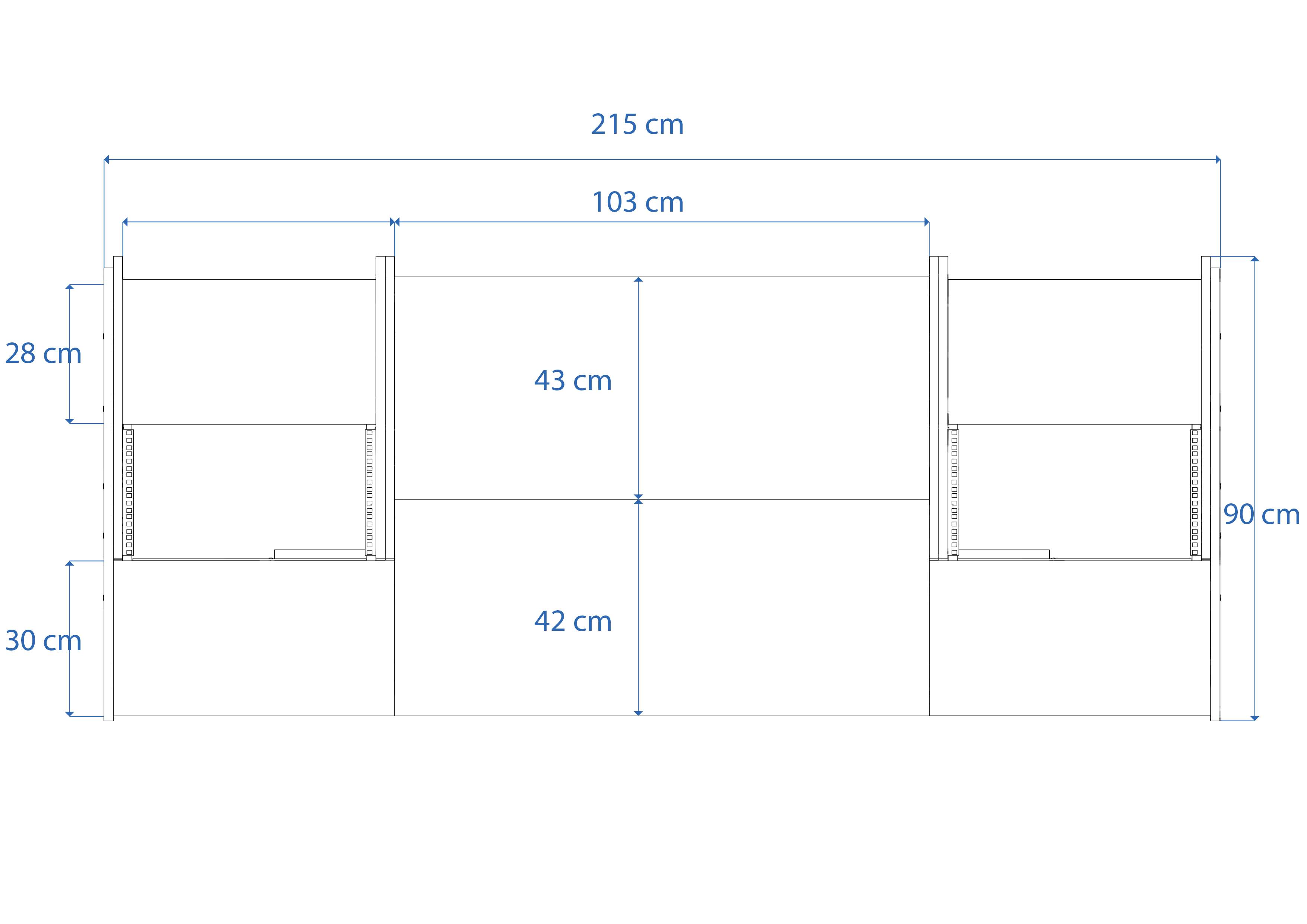 Dimensions Right View